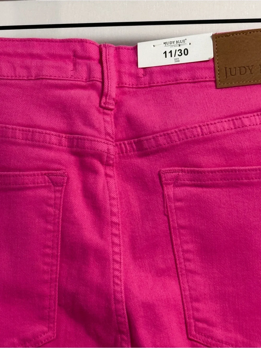 Judy Blue Pink Garment Dyed High Waist Flare Jeans 11/30 NWT - Picture 14 of 17